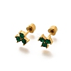 Ion Plating(IP) 304 Stainless Steel Stud Earrings EJEW-A118-12G-01-4
