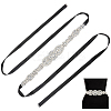 Flower Full Crystal Rhinestone Handmade Bridal Belts for Wedding Dresses AJEW-WH20006-233B-01-1