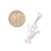 Heart Angel Acrylic Pendants Decorations HJEW-JM03779-01-3