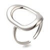 304 Stainless Steel Cuff Rings RJEW-Z074-10P-1