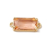 Transparent K9 Glass Connector Charms GLAA-A005-11LG-2