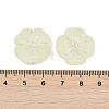 Frosted Transparent Acrylic Beads OACR-P029-19B-03-4