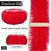 3 Yards Polyester Pleated Lace Trim OCOR-GF0003-99B-04-2