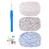 3 Rolls Polyester Chenille Wool Yarn OCOR-MB0001-06C-2