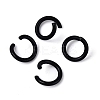 Spray Painted Iron Open Jump Rings IFIN-T017-04B-01-1