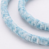 Handmade Polymer Clay Bead Strands X-CLAY-S094-4mm-A10-3