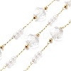 Ion Plating(IP) 304 Stainless Steel Handmade Beaded Chain CHS-K019-01G-01-1