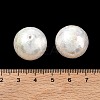 UV Plating Textured Transparent Acrylic Beads AC-CBAC6DF-02-3