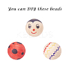 Unfinished Wood Beads LS-WOOD-S651-30mm-LF-5