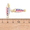 Brass Enamel Pendants KK-C143-44B-G04-3