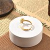 304 Stainless Steel Adjustable Rings for Women RJEW-F169-01G-03-3