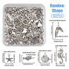 60Pcs Tibetan Style Alloy Pendants FIND-SP0004-07AS-2
