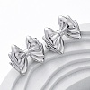 304 Stainless Steel Stud Earrings for Women EJEW-K306-07P-1
