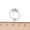 304 Stainless Steel Open Cuff Rings LS-RJEW-D306-02P-3