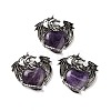 Natural Amethyst Pendants G-A207-03AS-05-1