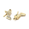 Alloy Crystal Pendants FIND-I043-04G-2