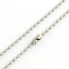 Tarnish Resistant 304 Stainless Steel Ball Chain Necklace Making NJEW-R225-07-2