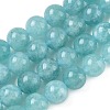 Dyed Natural Malaysia Jade Beads Strands G-G021-01D-08-1