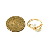 Shell Pearl Finger Ring RJEW-TA00115-2
