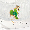 Lotus Alloy Enamel Brooches PW-WG3C447-01-1