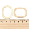 Brass Connector Charms KK-Q789-11G-3