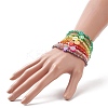 7Pcs 7 Style Glass Beaded Stretch Bracelets Set BJEW-TA00230-5