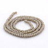 Imitation Jade Glass Faceted Rondelle Beads Strands GLAA-A024A-02-2