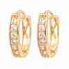 Women's Brass Earrings KK-CBA8EB2-15G-4
