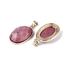 Natural Rhodonite Pendants G-Q606-92G-08-2