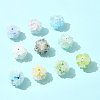 10Pcs 10 Colors Resin Beads RESI-FS0002-24A-6