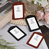 4Pcs 2 Colors Imitation Leather ID Card Holder AJEW-CL0001-09-4