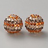 Thanksgiving Day Theme Resin Rhinestone Beads RB-WH0003-08P-1