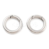 Non-Tarnish 316 Stainless Steel Spring Gate Rings STAS-M296-01P-A-01-2