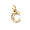 Brass Micro Pave Cubic Zirconia Charms LS-KK-I382-03G-C-1