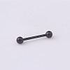 316 Surgical Stainless Steel Tongue Rings WGF0CE1-04-1