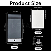 100Pcs Rectangle Paper One Pair Earring Display Cards CDIS-SC0001-14-2