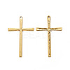 Tibetan Style Alloy Cross Large Pendants TIBEP-EAAA0100Y-AG-FF-2