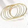 7Pcs 201 Stainless Steel Bangles for Women BJEW-Z151-04G-03-3