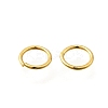 Brass Open Jump Rings KK-B147-03E-G-3