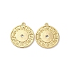 Brass Micro Pave Cubic Zirconia Pendants KK-D388-09G-1