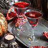 Alloy Enamel Sugar Skull Wine Glass Charms AJEW-PH01534-6