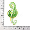 Handmade Gold Sand Lampwork Big Pendants LAMP-T023-08D-3