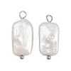 Natural Freshwater Pearl Keshi Pearl Pendants STAS-D378-02P-1