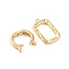 Brass Fold Over Clasps KK-U016-09G-2