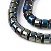 AB Color Plated Opaque Glass Beads Strands GLAA-T026-2x4mm-P16-3