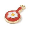 Food Series Alloy Enamel Pendants ENAM-Z010-04D-KCG-2