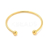 Ion Plating(IP) 304 Stainless Steel Cuff Bangles for Women BJEW-M310-03G-3