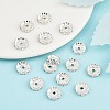 Brass Rhinestone Spacer Beads X-RB-A014-Z12mm-01S-5