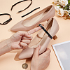 4 Sets Imitation Leather Women's Adjustable Detachable Anti-Loose Shoe Straps for High Heels AJEW-OC0013-18-3
