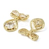 Brass Micro Pave Cubic Zirconia Pendants LS-KK-C107-20B-G-2